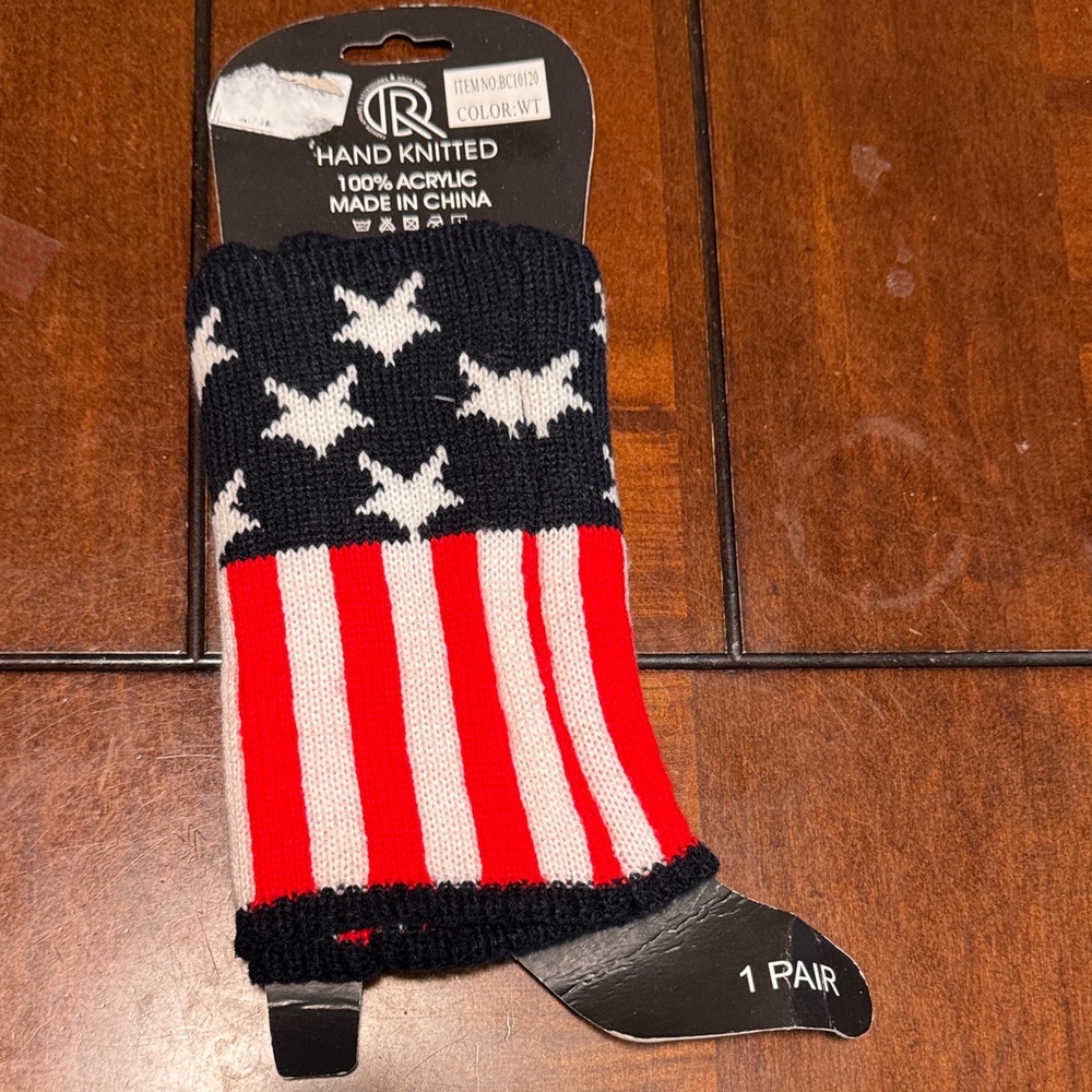 Stars and Stripes Boot Cuffs BB1